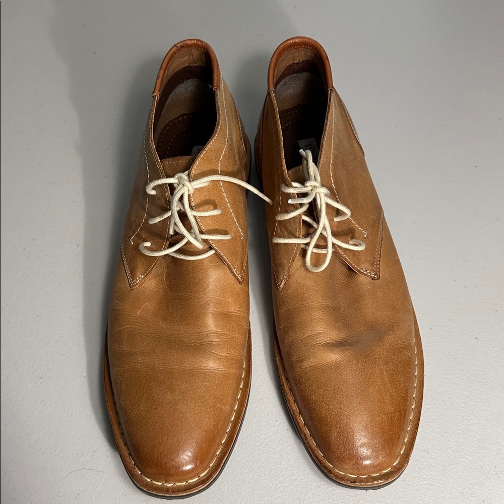 Steve Madden Men’s Hestonn 217 Leather Ankle Boots Size 13